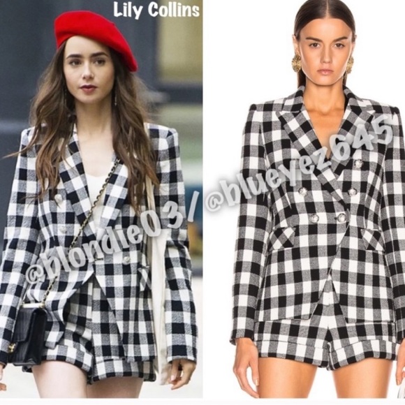 Veronica Beard’s double breasted dickie blazer in gingham tweed. Never worn. - Picture 4 of 4